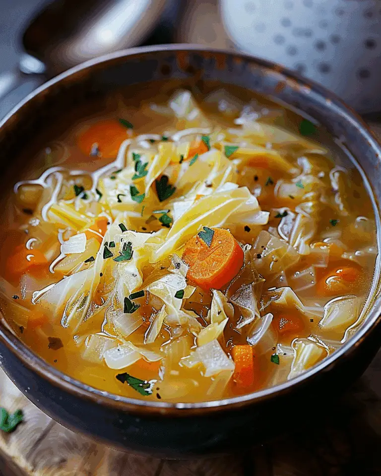 Cabbage Fat‑burning Soup