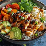 Honey Chipotle Chicken Rice Bowl