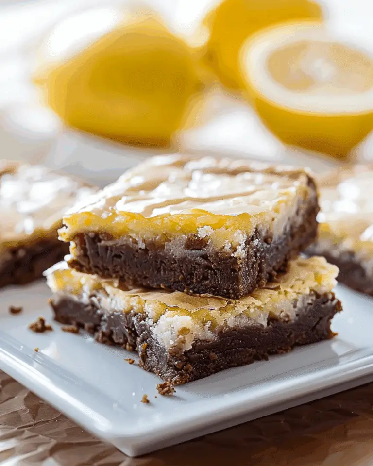 Lemon Brownies [40 Minutes]