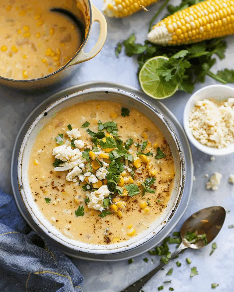 Mexican Street Corn Soup