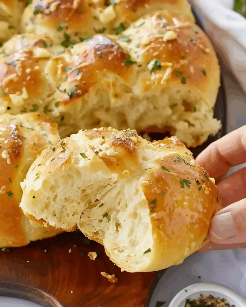 30‑Minute Garlic Parmesan Dinner Rolls