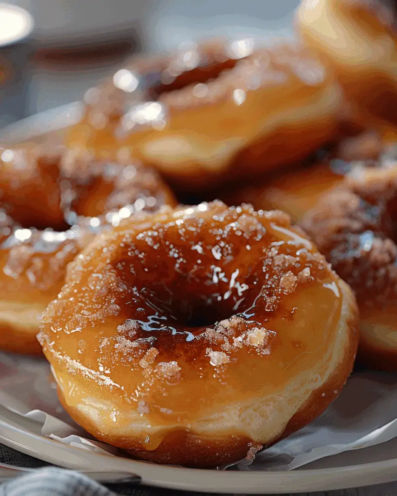 Crème Brûlée Donuts: Soft, Pillowy, and Crunchy