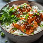 Crispy Salmon and Rice Bowl
