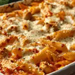 Chicken Parmesan Pasta Bake