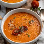 Creamy Roasted Garlic Tomato Soup