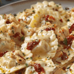 Creamy Sun-Dried Tomato Chicken Ravioli