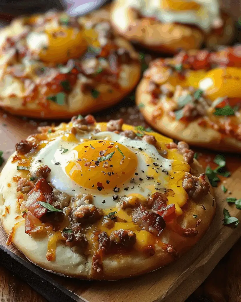 English Muffin Breakfast Pizza