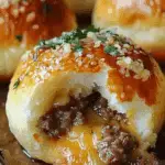 Garlic Parmesan Cheeseburger
