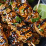 Grilled Thai Coconut Chicken Skewers