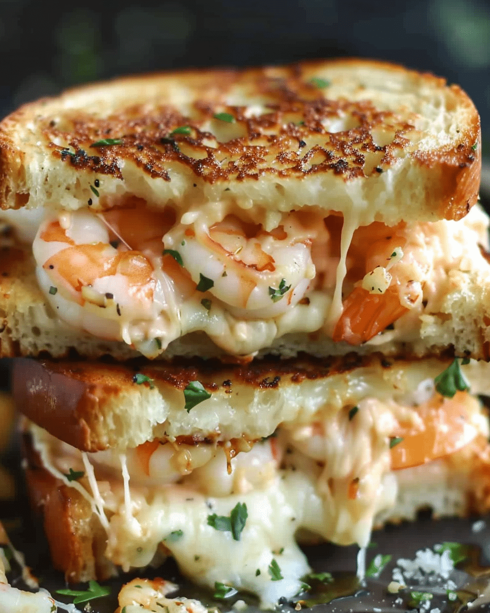 Shrimp Grilled Gourmet Cheese