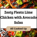 Fiesta Lime Chicken with Avocado Salsa Recipe