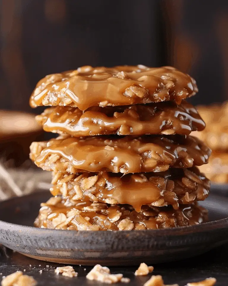 Irresistible No-Bake Salted Caramel Cookies