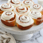 Fluffy Homemade Cinnamon Rolls with Sweet Cream Cheese Frosting