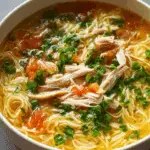 Cozy Chicken Vermicelli Soup Delight