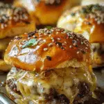 Cheesy Beef Sliders