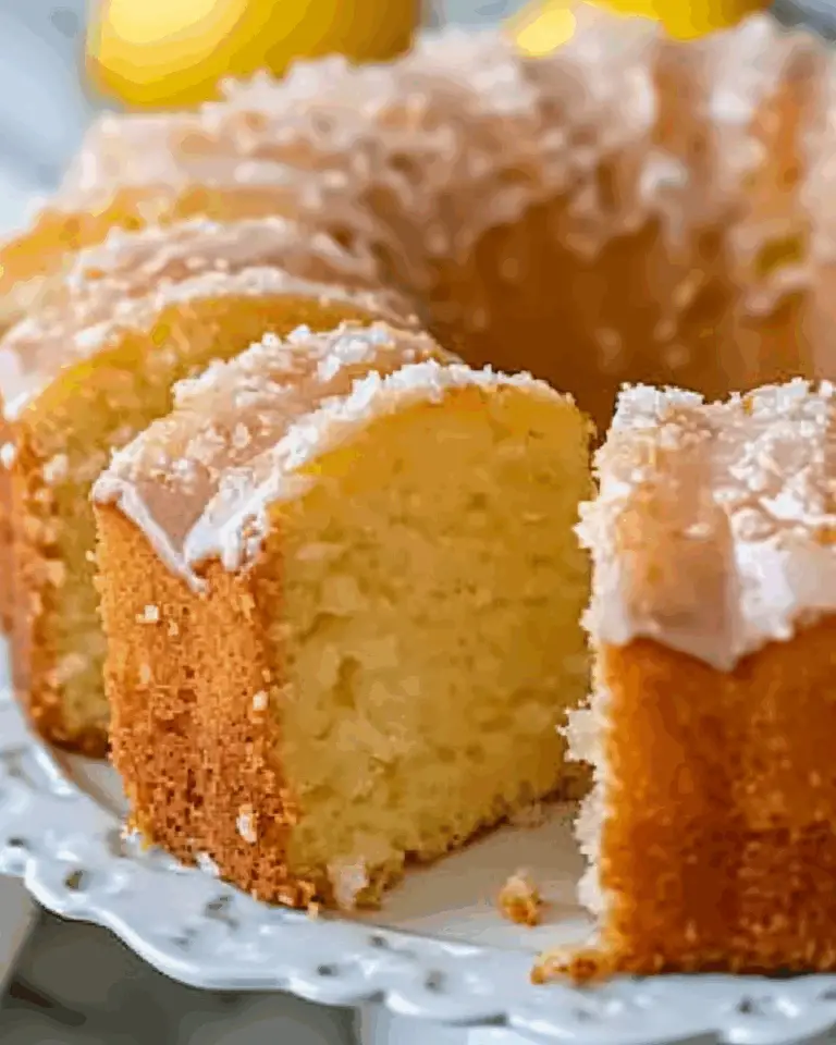 Lemon Cream Cheese Pound Cake