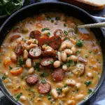 Creamy Bean Soup With Kielbasa