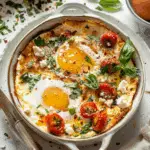 Baked Feta Eggs
