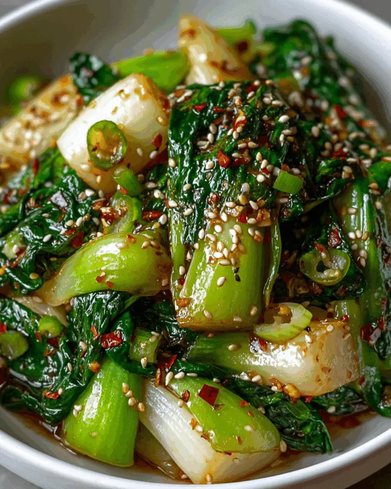 Garlic Ginger Bok Choy Stir-Fry