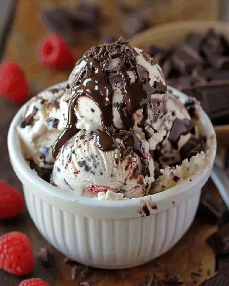 Choco-Chill Cheesecake Ice Cream Bliss