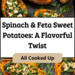 Spinach and Feta Stuffed Sweet Potatoes Recipe