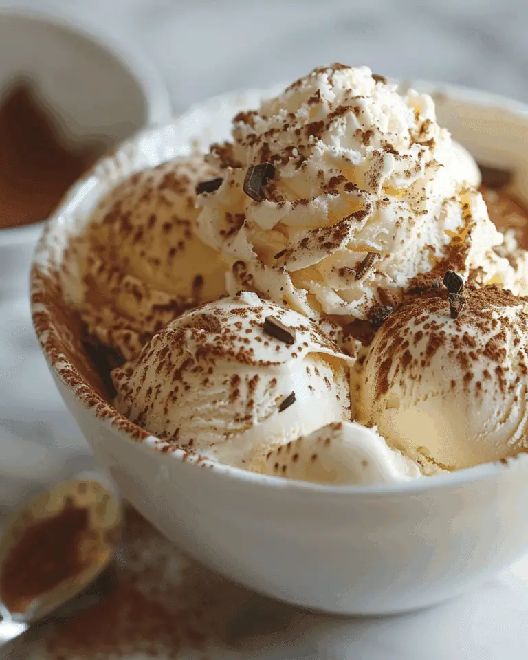 Decadent Tiramisu Ice Cream Delight