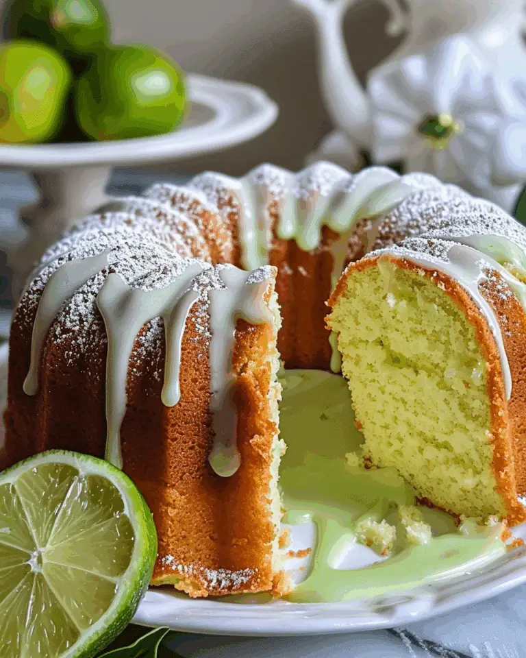 Key Lime Cream Cheese Pound Cake
