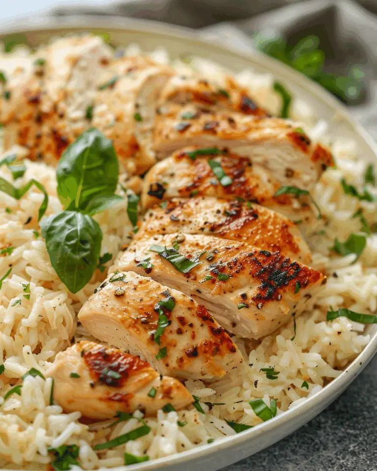 Chicken Scampi Creamy Garlic Rice
