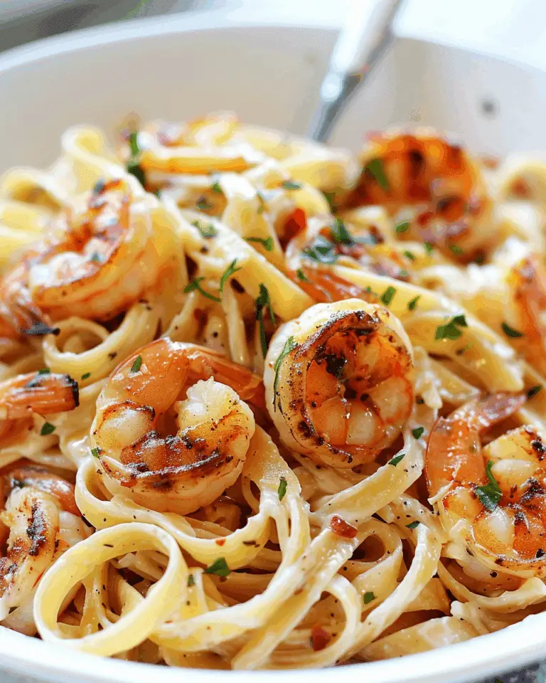Jerk Shrimp Fettuccine