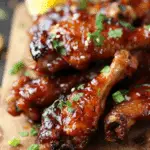 Sticky Pineapple Glazed Wings