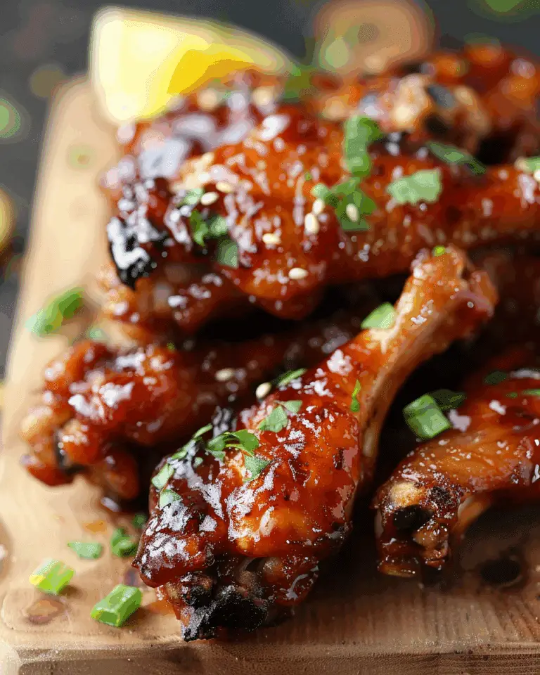 Sticky Pineapple Glazed Wings