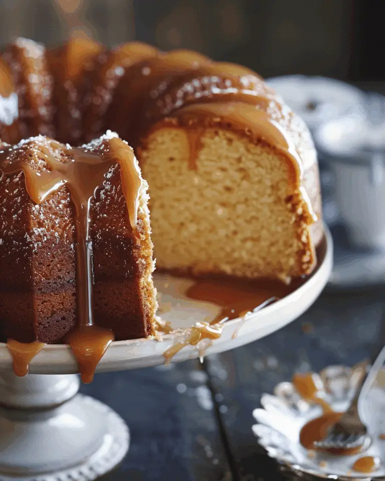 Brown Sugar Caramel Pound Cake