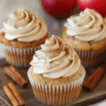 Apple Cider Cupcakes with Brown Sugar Cinnamon Buttercream