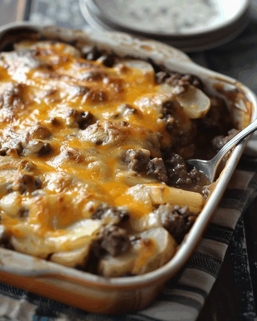 Amish Hamburger Steak Bake