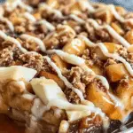Caramel Apple Cinnamon Roll Dump Cake