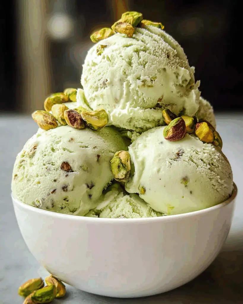 High Protein Pistachio Ice Cream