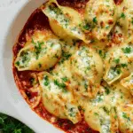 Chicken Broccoli Alfredo Stuffed Shells