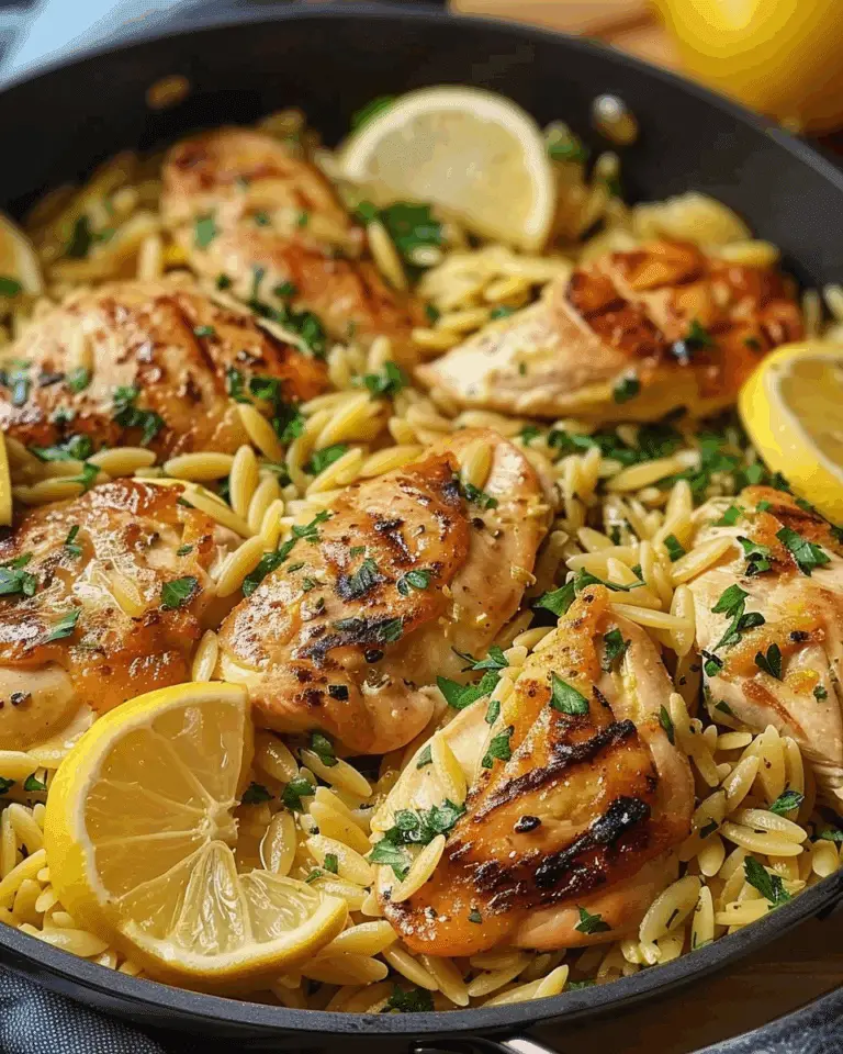 One-Pot Lemon Chicken Orzo