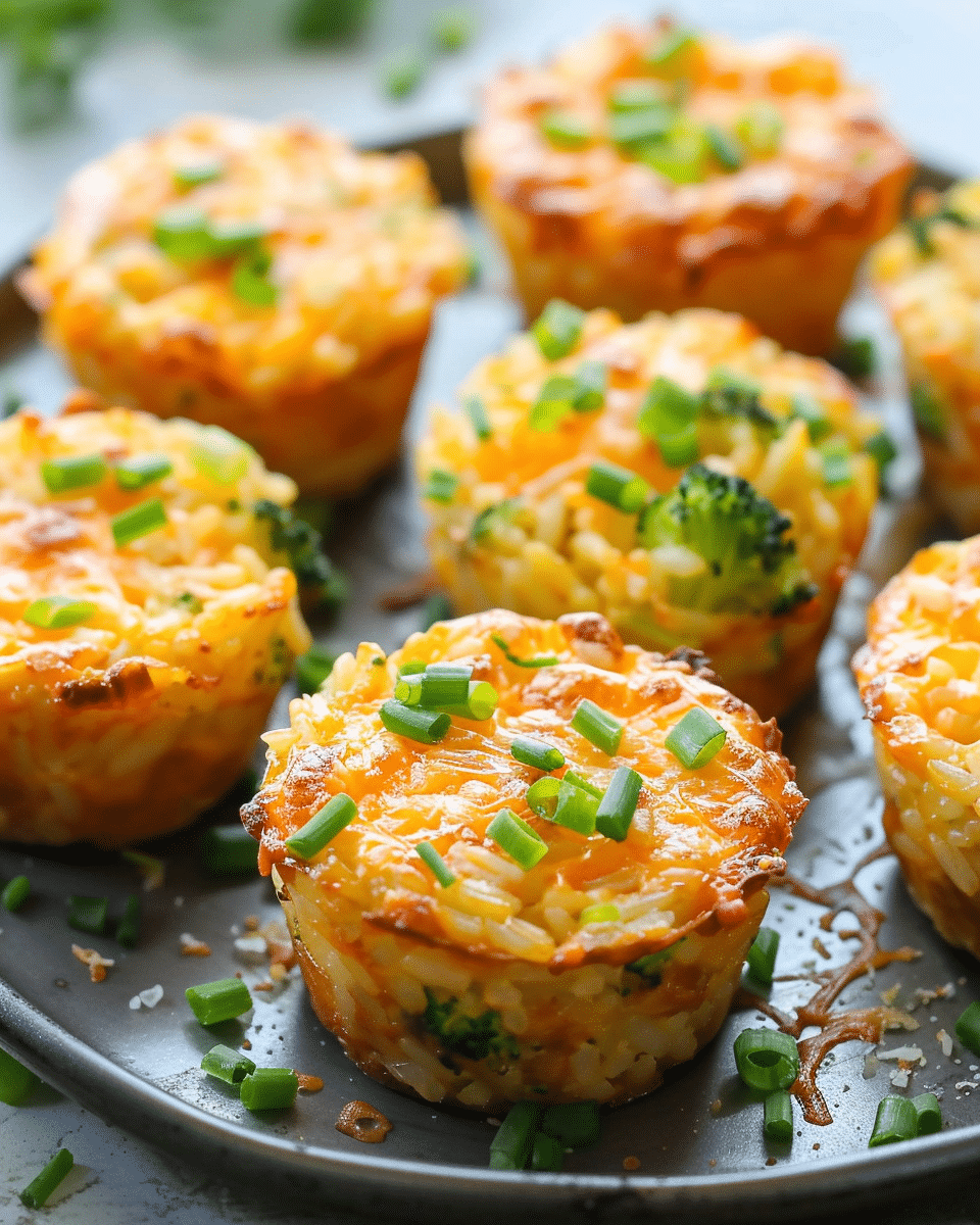 Delicious Cheesy Broccoli Rice Cups Recipe to Savor | All Cooked Up