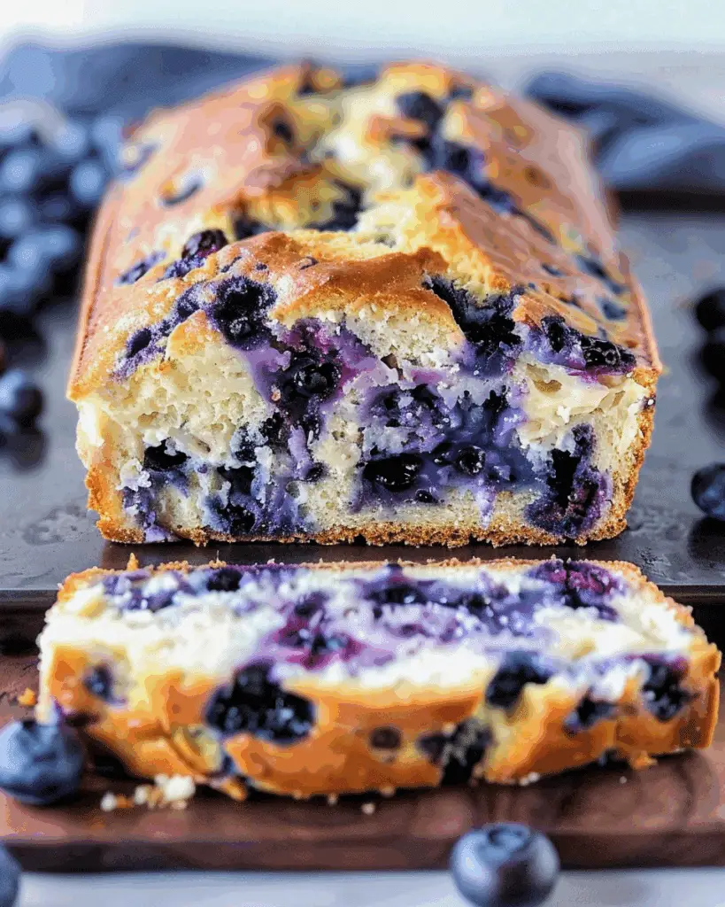 Blueberry Cream Cheese Bread