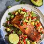 Salmon with Avocado Salsa
