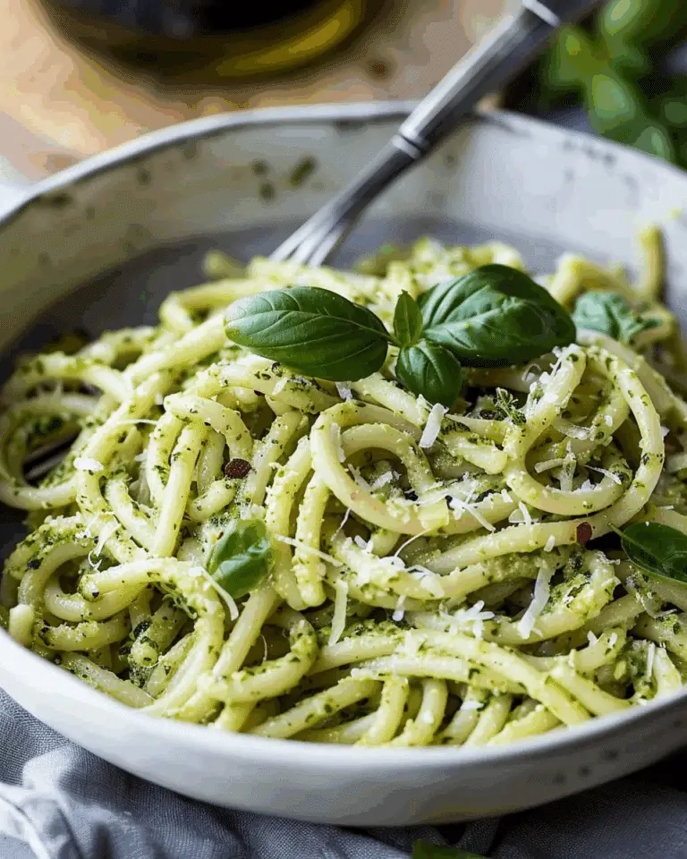 Basil Pesto Pasta