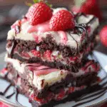 Strawberry Shortcake Brownies