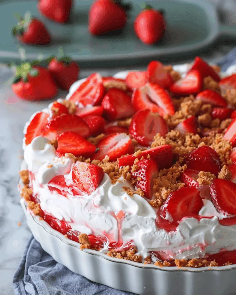 Strawberry Jello Pie