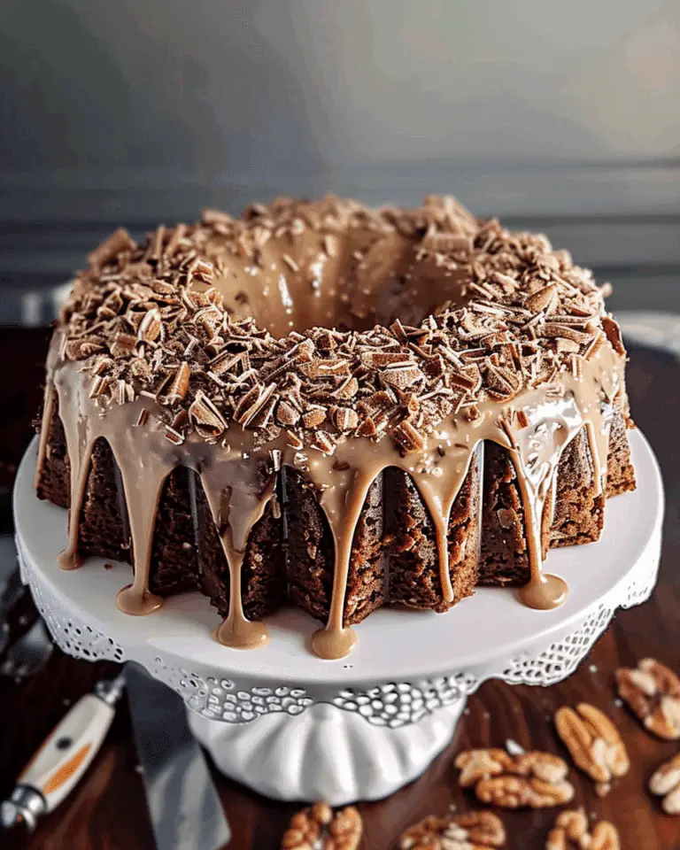 German Chocolate Pound Cake