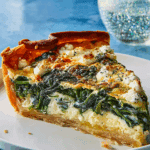 Spinach & Feta Quiche with Sweet Potato Crust
