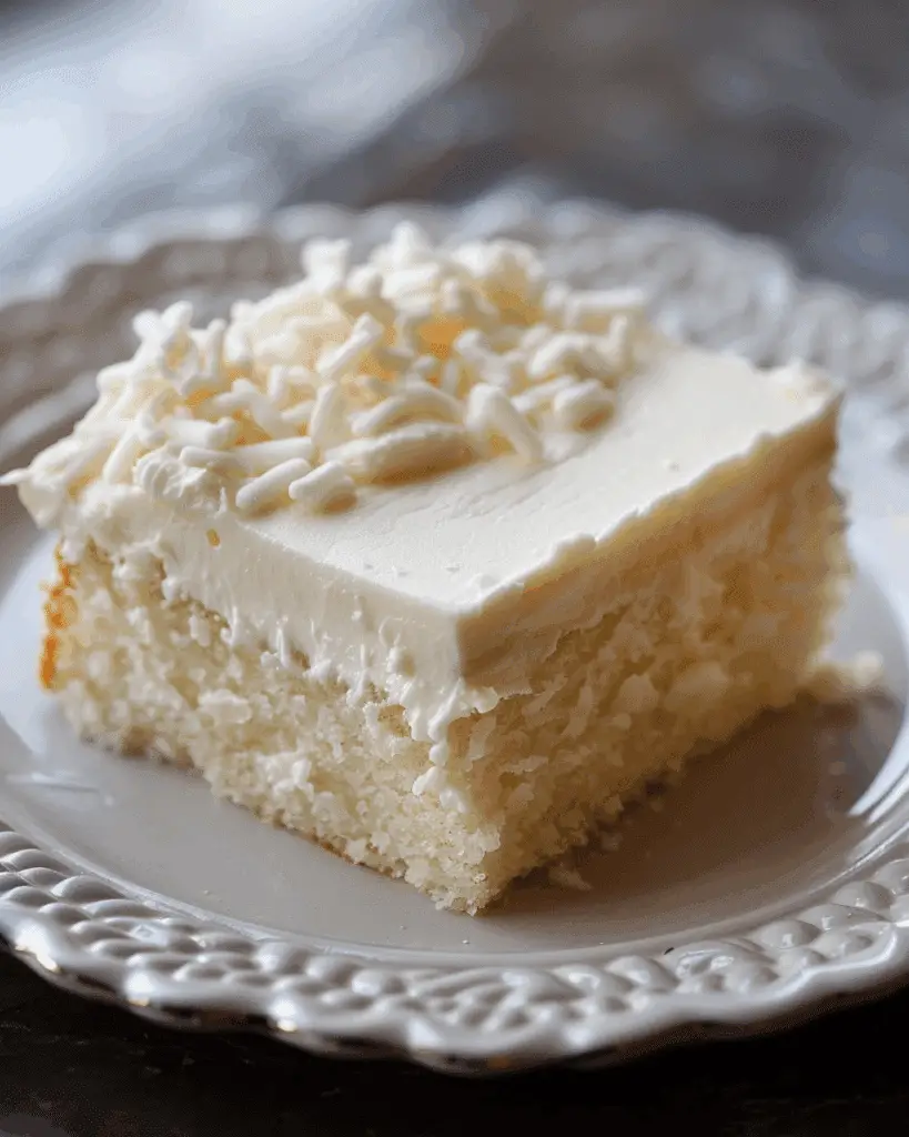 White Snack Cake
