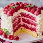 Raspberry Cream Cheese Layer Cake