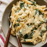 Spinach Chicken Alfredo Delight