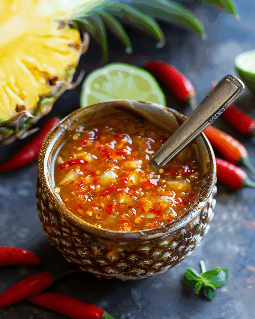 Sweet Chili Pineapple Sauce